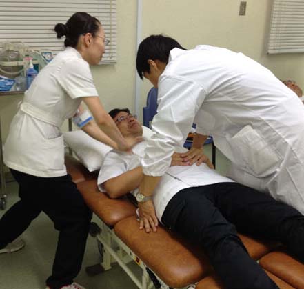 呼吸リハビリ実習