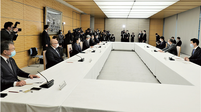 湯澤学長がAJMC代表として政府・総理に提言