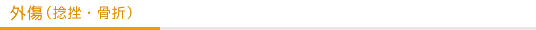 外傷（捻挫・骨折）