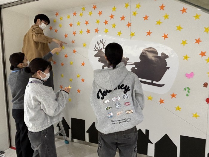 クリスマスデコレーションの様子ーその3