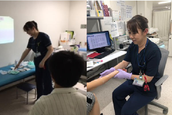 総合アレルギー科　アトピー性皮膚炎外用指導