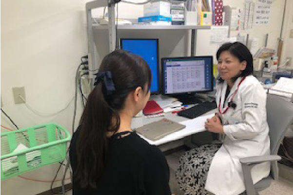 総合アレルギー科 外来見学（矢上晶子教授）