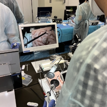 手術手技講習会の様子